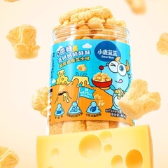 小鹿蓝蓝零食0蔗糖高钙奶酪酥酥奶香泡芙球儿童零食品牌40gX3罐价格比较