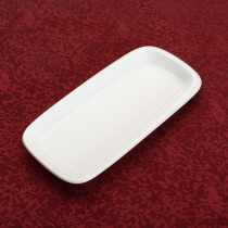 17CM trays Sub-Don Mountain pure white Bone Porcelain Dish Hotel with Bone Porcelain Transparent Profiled West Cutlery Ceramics