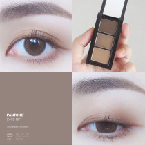 unny color eyebrow disk waterproof antiperspirant non-marking lasting female natural repair bi ying eyeshadow three-in-one