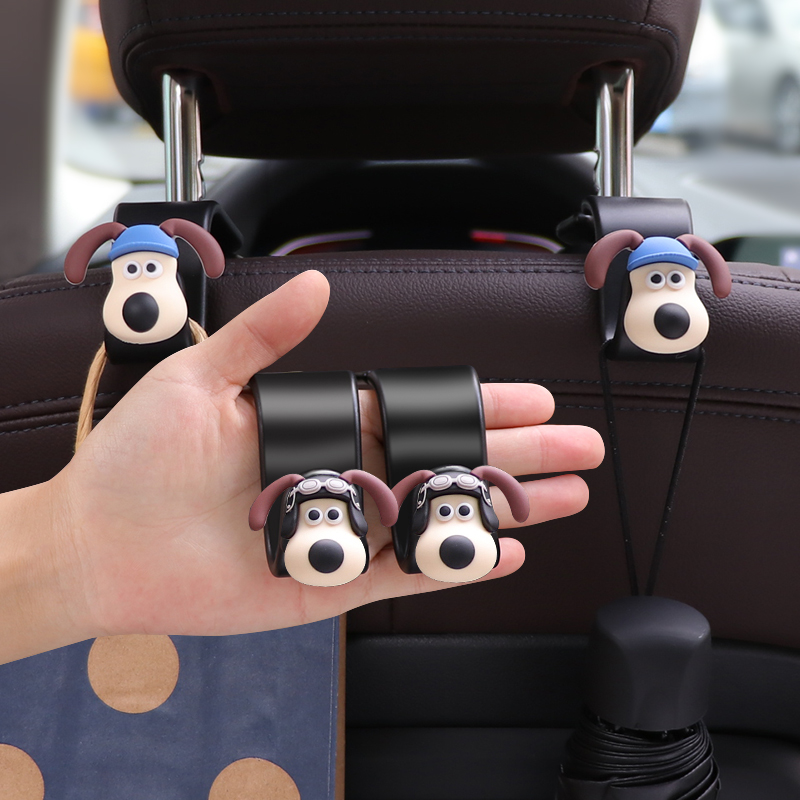 Car rear hook cartoon backrest hook in car multifunction hanger car small hook seat hook-Taobao