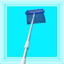Swimming pool bailing net salvage mesh with telescopic rod reinforcing deep water leaf mesh bailing net clean fish pool water view pool
