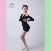 ARTDANCE Latin dance suit womens young children practice long sleeve dress with dress spring autumn new national standard training suit A10
