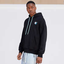 ZONEiD 2021 autumn new sports pure color Lianhood male trend Warm Casual Embroidered embroidered jacket