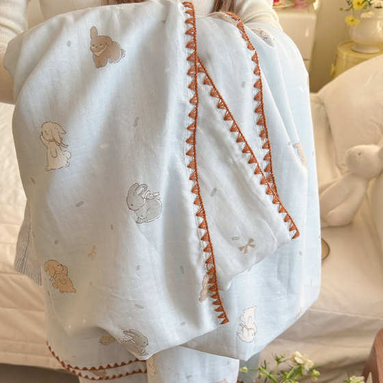 Class A full cotton double layer yarn blanket cartoon cute pure cotton air conditioning blanket sofa blanket nap blanket cover blanket summer cool quilt
Class A full cotton double layer yarn blanket cartoon cute pure cotton air conditioning blanket sofa blanket nap blanket cover blanket summer cool quilt
