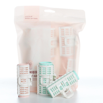 Air bangs curling iron medium plastic curling hairpin female students do not hurt the hair inside buckle pear flower head curling 6