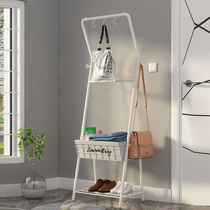Nordic ins net red hanger Floor-to-ceiling bedroom simple modern coat rack Household storage storage clothes rack