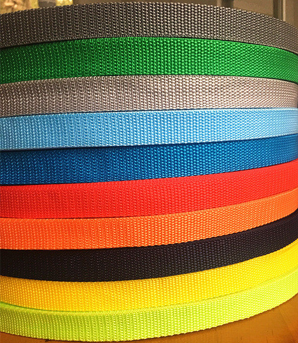2.5cm宽彩色加厚尼龙带背包带扁带织带diy辅料pp织带尼龙织带多色