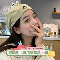 Beauty War Moon Anti-Wear Retro Forward Cap Woman 100 hitch Han version Duck Tongue Cap Painter Hat Casual Fashion Beret
