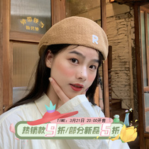 Sunshine Positive Girl Cotton Rope Art Forward Cap Berets Women Anti-Wear Painters Hat Personality Breathable Fashion Newshood