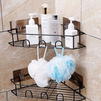 Punch-free bathroom corner rack wall hanging toilet toilet finishing tripod kitchen multi-purpose storage rack