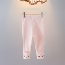 Childrens clothing 2021 new girls autumn pants girls 1-2-3 years old autumn leggings baby trendy trousers