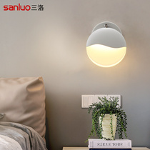 Simple modern wall lamp Nordic living room background wall LED aisle minimalist creative bedroom bedside lamp special T 027