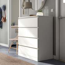 The cabinet bedroom storage cabinet in the Nordic locker living room The five-counter cabinet is about the modern bedroom cabinet against the wall drawer cabinet