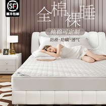 High-end bed hat-in-piece 200cmx220cm bed cover pure cotton 100 All cotton 1 5 1 1 8 m 1 2 white mattress cover