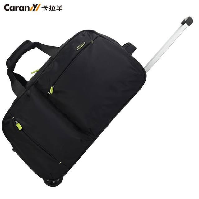 Kara sheep trolley bag travel bag men and women luggage bag lightweight Korean large capacity boarding case travel bag trolley bag Kara sheep trolley bag travel bag men and women luggage bag lightweight Korean large capacity boarding case travel bag trolley bag