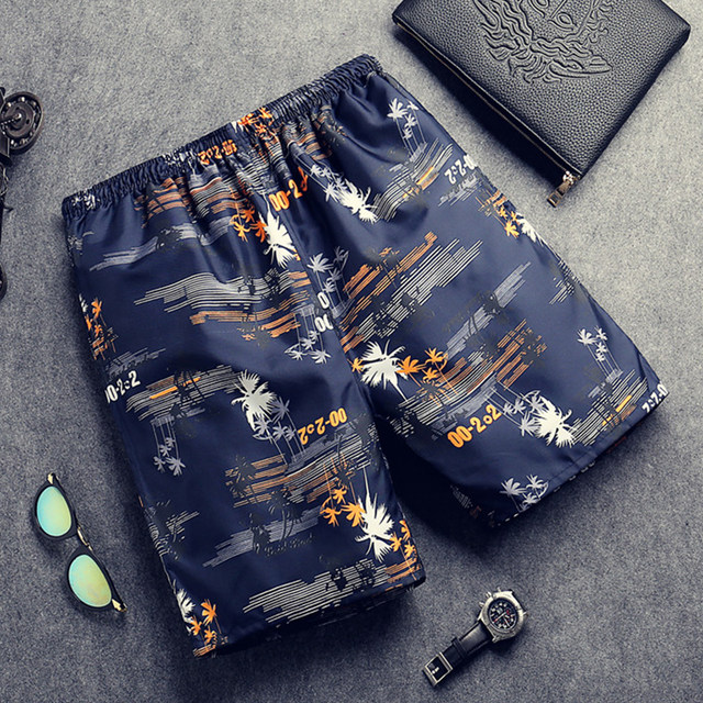 ໂສ້ງຂາສັ້ນຜູ້ຊາຍຫ້າໄຕຕີ້ກາງເກງກາງເກງກາງເກງກາງເກງ summer ມາໃຫມ່ວ່າງຂະຫນາດໃຫຍ່ຄູ່ໄວແຫ້ງໄວໄທ trendy pants ກາງເກງຫາດຊາຍ