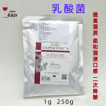 Lactic acid bacteria malolactic lactic acid fermentation self-brewed red wine wine accessories secondary fermentation acid-lowering Diboshi