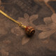 Mysore Laoshan Sandalwood 9mm 남부 레드 로터스 쇄골 체인 목걸이 Mysore Laoshan Sandalwood 9mm 남부 레드 로터스 쇄골 체인 목걸이