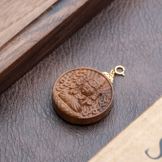 Mysore Old Hill Sandalwood Zaki 리프트 커프 펜던트 Mysore Old Hill Sandalwood Zaki 리프트 커프 펜던트