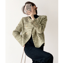 Famous Yuan Xiao Xiangfeng Short coat 2022 Spring fall new high-end temperament small and coarse flowers 100 hitch blouses