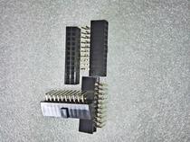 2 54 pitch 2*10 double-row curved female seat 90 degree with positioning with bump 20p high quality curved row female