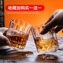 Lead-free whiskey glass household beer glass suit European Creative Spirit Bar