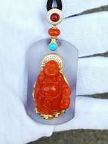 Nong Hongji South Red Agate Waxi Material Persimmon Red