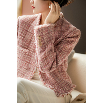 の笑汉阁 (spot) high-quality high-value small fragrant tweed short coat vest female autumn and winter