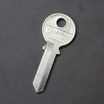 Key embryo Un-toothed key material Un-slotted round anti-theft door key blank fake key photography props