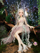   EVa 1 4 points female bjd sd female doll to send eyes joint doll gifts