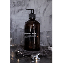 Nordic Ins Wind Lotion Press Bottle Shampoo water body lotion Lotion Lotion Replacement Glass Press Empty Bottle Containing