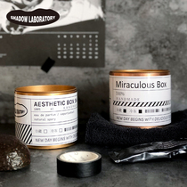 ins Nordic Aromatherapy expanded incense can plant potted tin plate tinplate red cake tin box