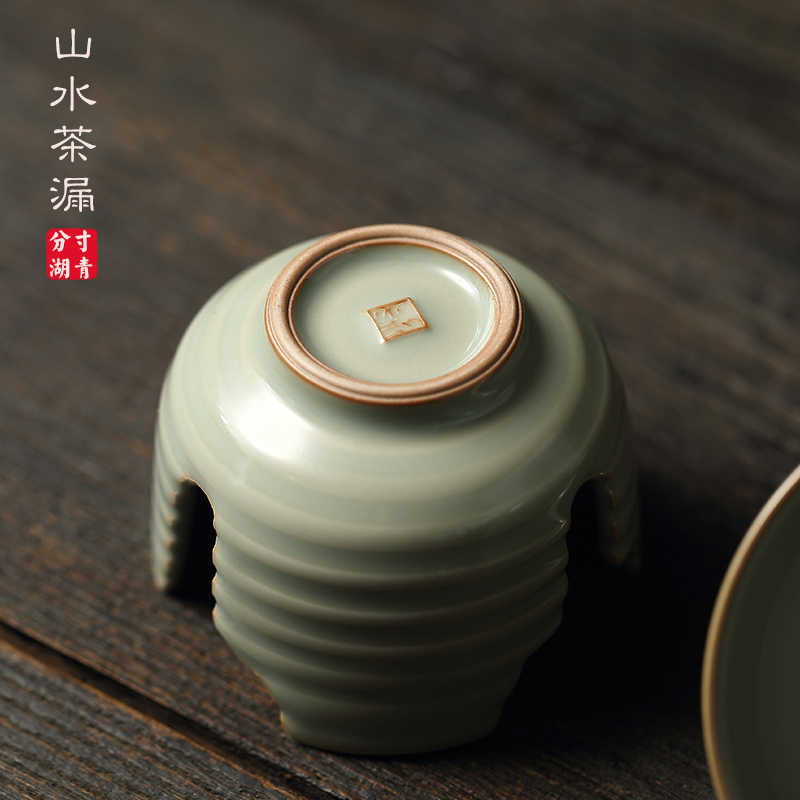 Jingdezhen Jingdezhen measured your up kung fu tea set) open piece of ceramic filter) group, suit for