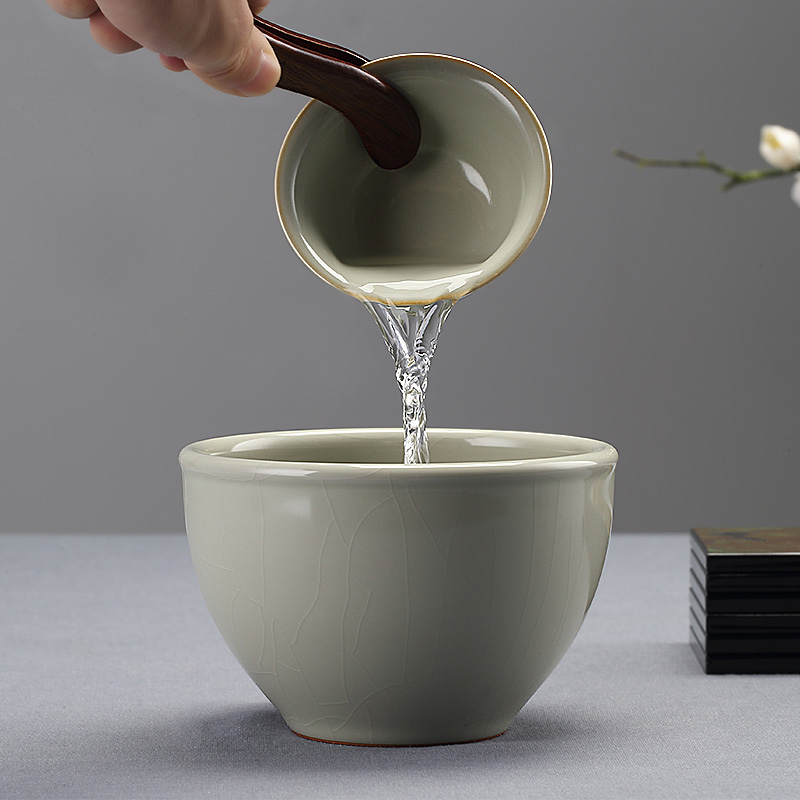 Limit your up jingdezhen tea tea wash to household washing water jar writing brush washer checking ceramic tea set zero start