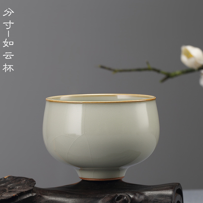 Jingdezhen kung fu tea set limit your up open cups can raise the master cup checking ceramic cup sample tea cup