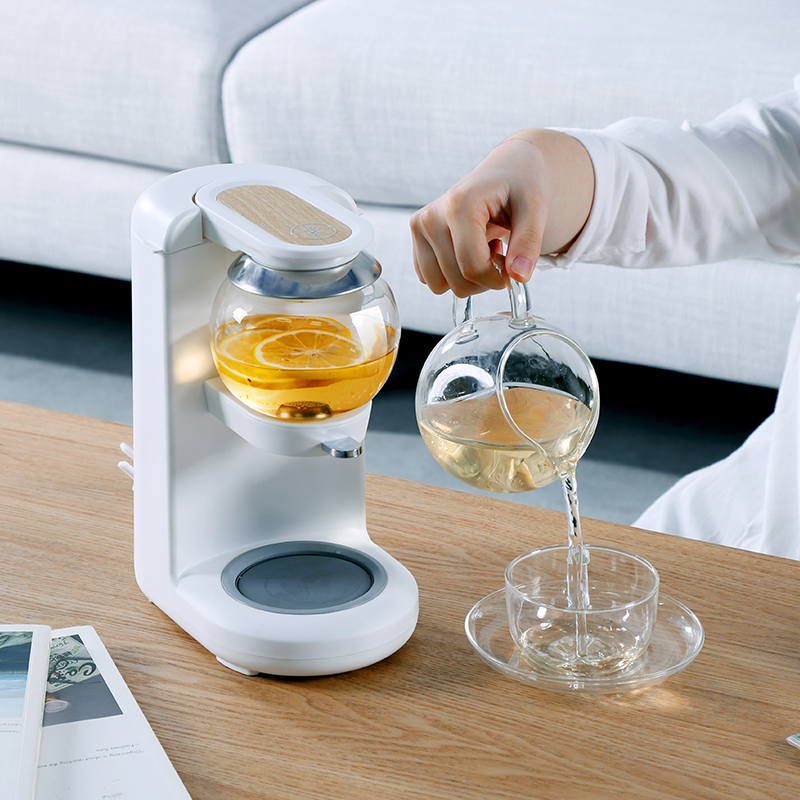 Sound light boiling tea machine hourglass curing pot of automatic household multi - functional office small glass teapot tea sets