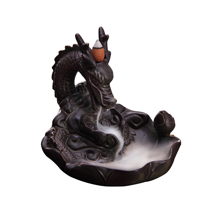 Creative interior aromatherapy furnace back censer furnishing articles home ta incense incense holder, ceramic tower tea taking