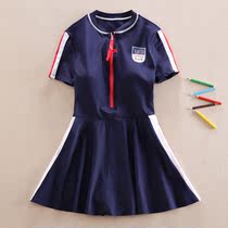 Girls skirt swimsuit split 2022 new 13 middle and big childrens swimsuit students boxer girls swimsuit children 15