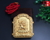 Asian Youth Buddhist supplies brass carved Tibetan King Kong hand