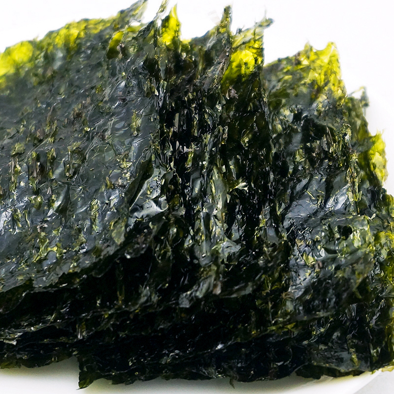 韩国进口海苔 海牌海飘竹盐海苔烤紫菜5g*3包办公室休闲小零食品