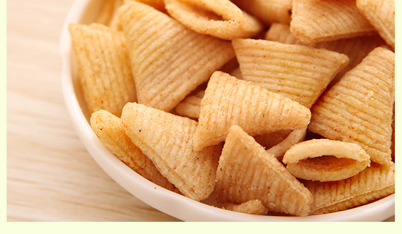 三惠尖角脆 妙脆角2500克 三角包锅巴办公室零食5斤 全国多省包邮_7折