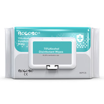Bangkes 75% alcohol disinfectant wipes 80 large packs of anti-epidemic paper towels for students to wipe their hands at home to kill bacteria
