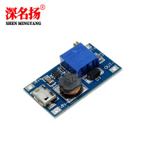 DC-DC adjustable boost module 2A boost plate (with USB MICRO charging port input) 2015 Upgrade
