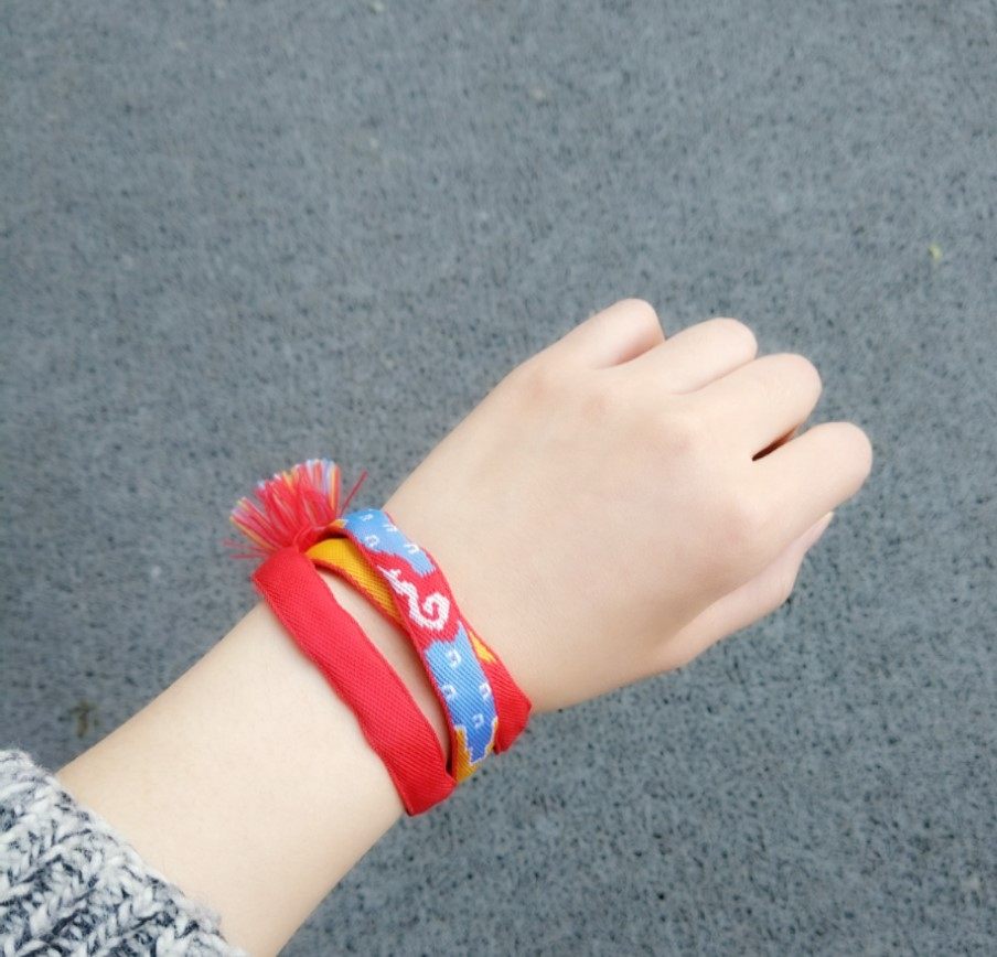 你的名字手链同款手绳 三叶头绳发带结绳微商货源玩具店动漫饰品