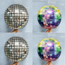 22-inch 4d round disco aluminum balloon birthday party party decoration wedding ceremony scene arrangement