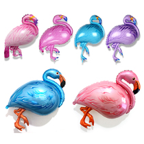 (Weiwei Balloon) Flamingo theme birthday party aluminum foil balloon wedding props cartoon toy balloon
