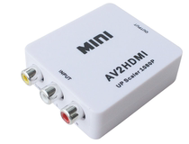 AV to HDMI converter 1080p 3RCA TV box cable three-color line to HDMI analog to digital