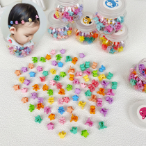 Kids Hair Accessories Baby Cute Princess Crown Hair Clip Girls Net Red Flower Clip Hair Accessory Card