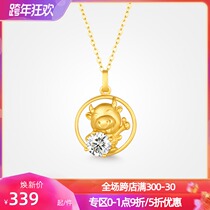 T400 necklace female 2021 New light luxury niche twelve Zodiac moisanishi sterling silver choker birthday gift