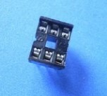 6P IC socket DIP6 pin square hole IC socket optocoupler special socket only 0 5 yuan